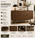 Averonto™ Marenza Mid-Century Sideboard Storage Cabinet