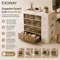 EXONAY® ClearStack Drawer Organizer