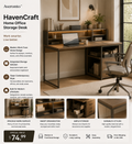 Averonto™ HavenCraft Home Office Storage Desk